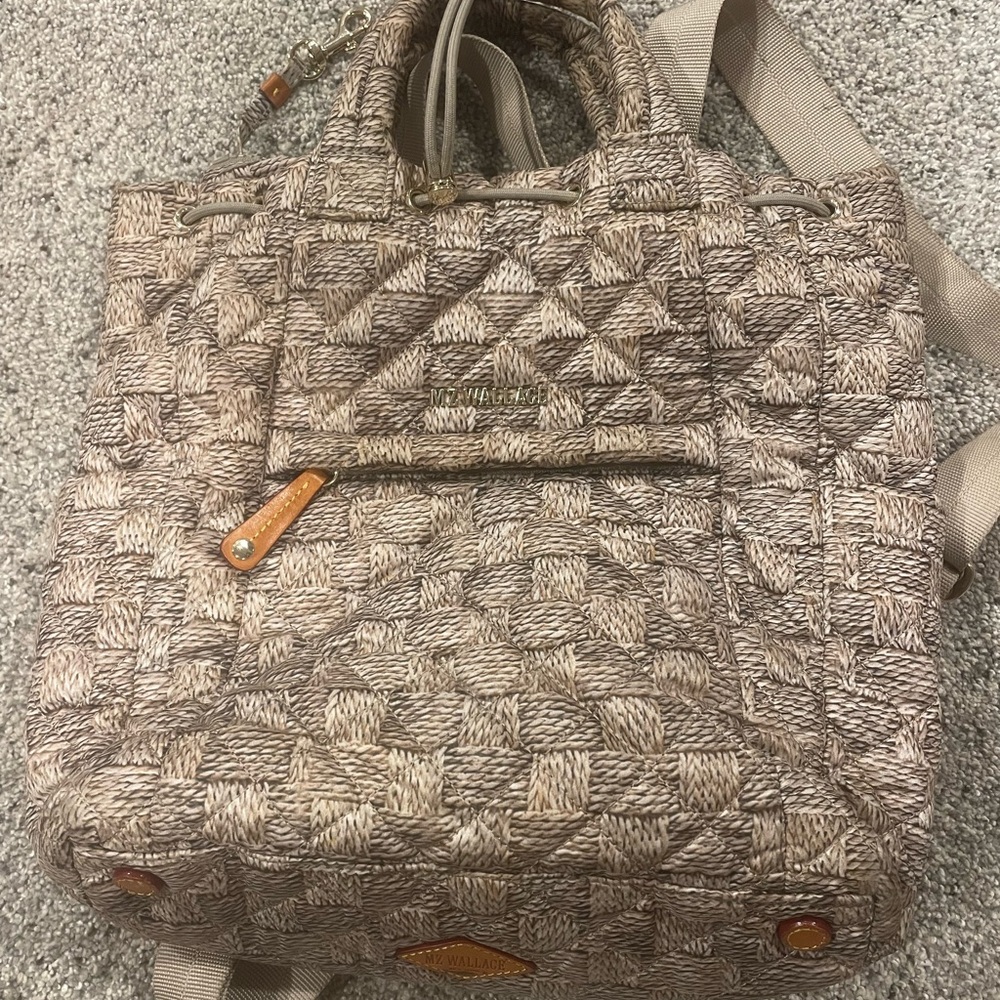 MZ Wallace Mini Convertible Metro Woven Women's Backpack